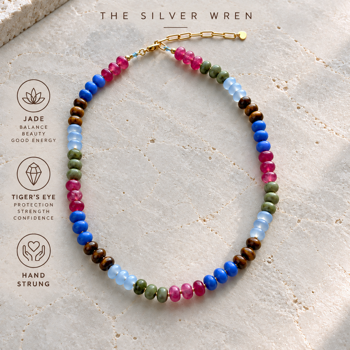 Desert Dusk Stone Candy Necklace