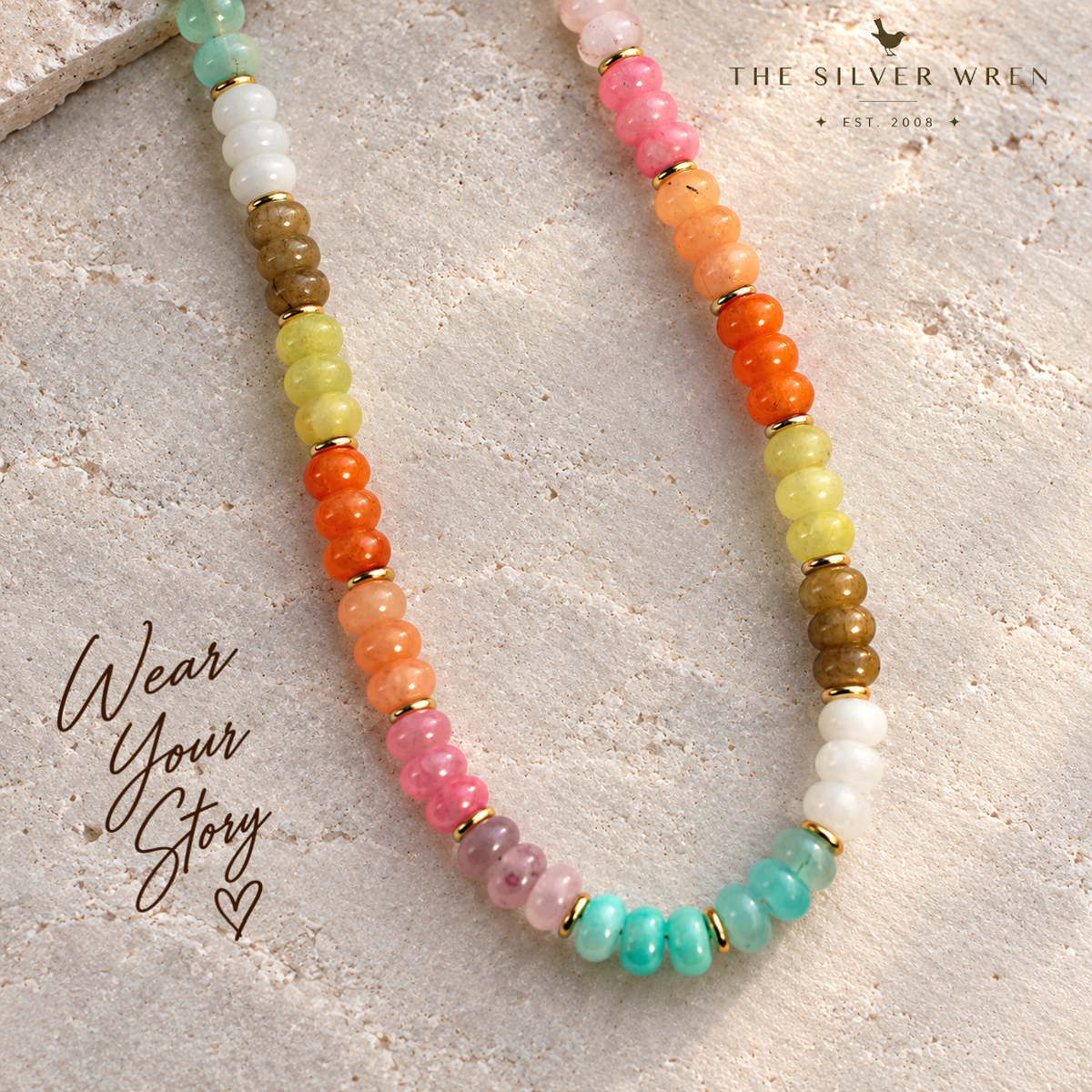 Isle Stone Candy Necklace