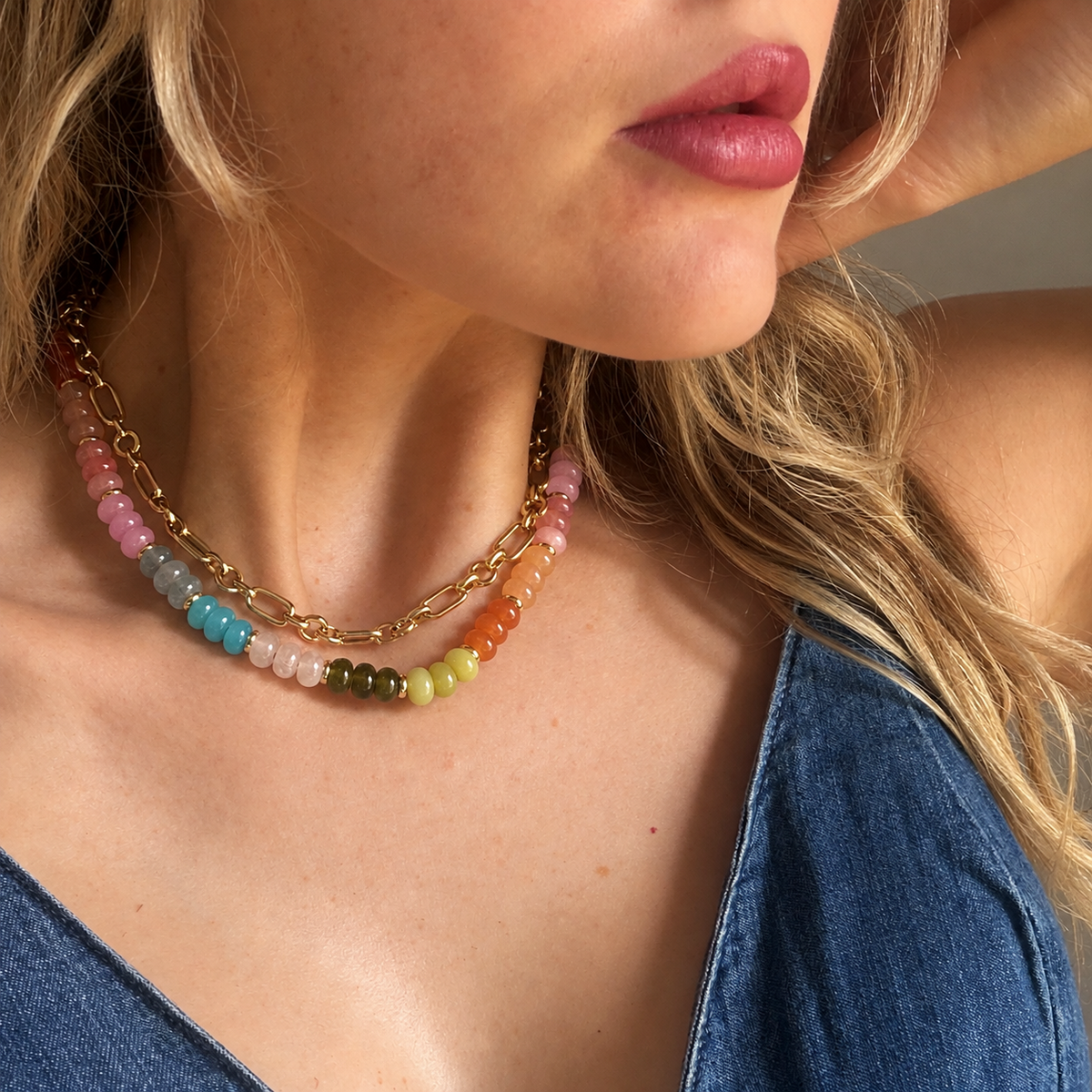 Isle Stone Candy Necklace