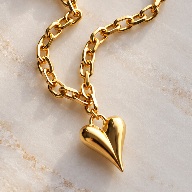 Lior Heart Pendant Necklace