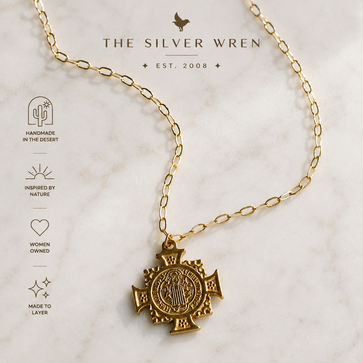 Desert Relic Medallion Necklace