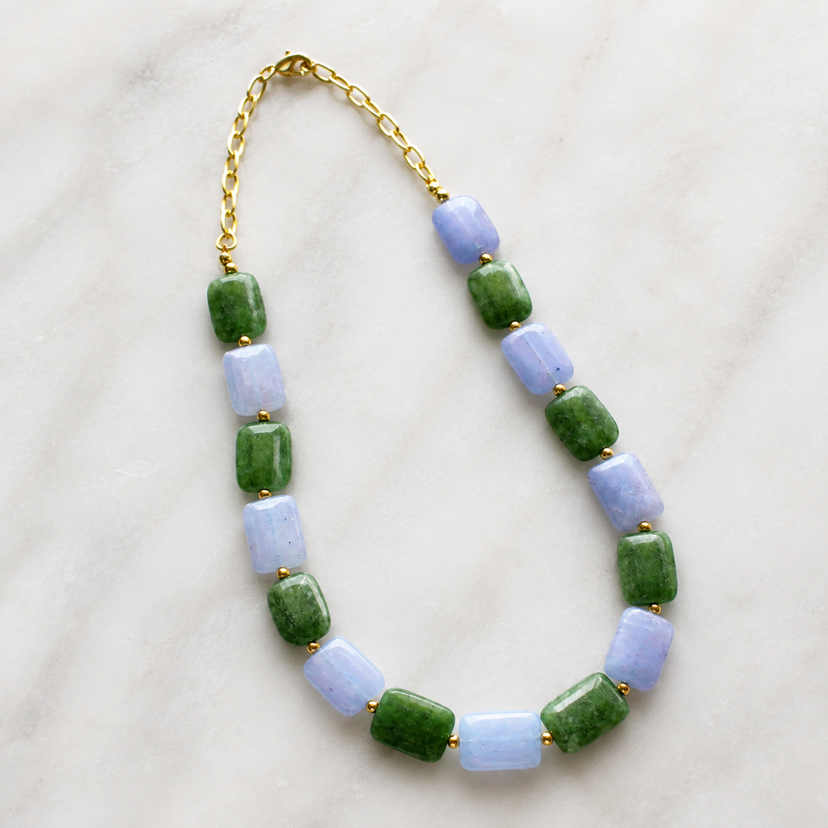 Sage & Sky Jade Necklace