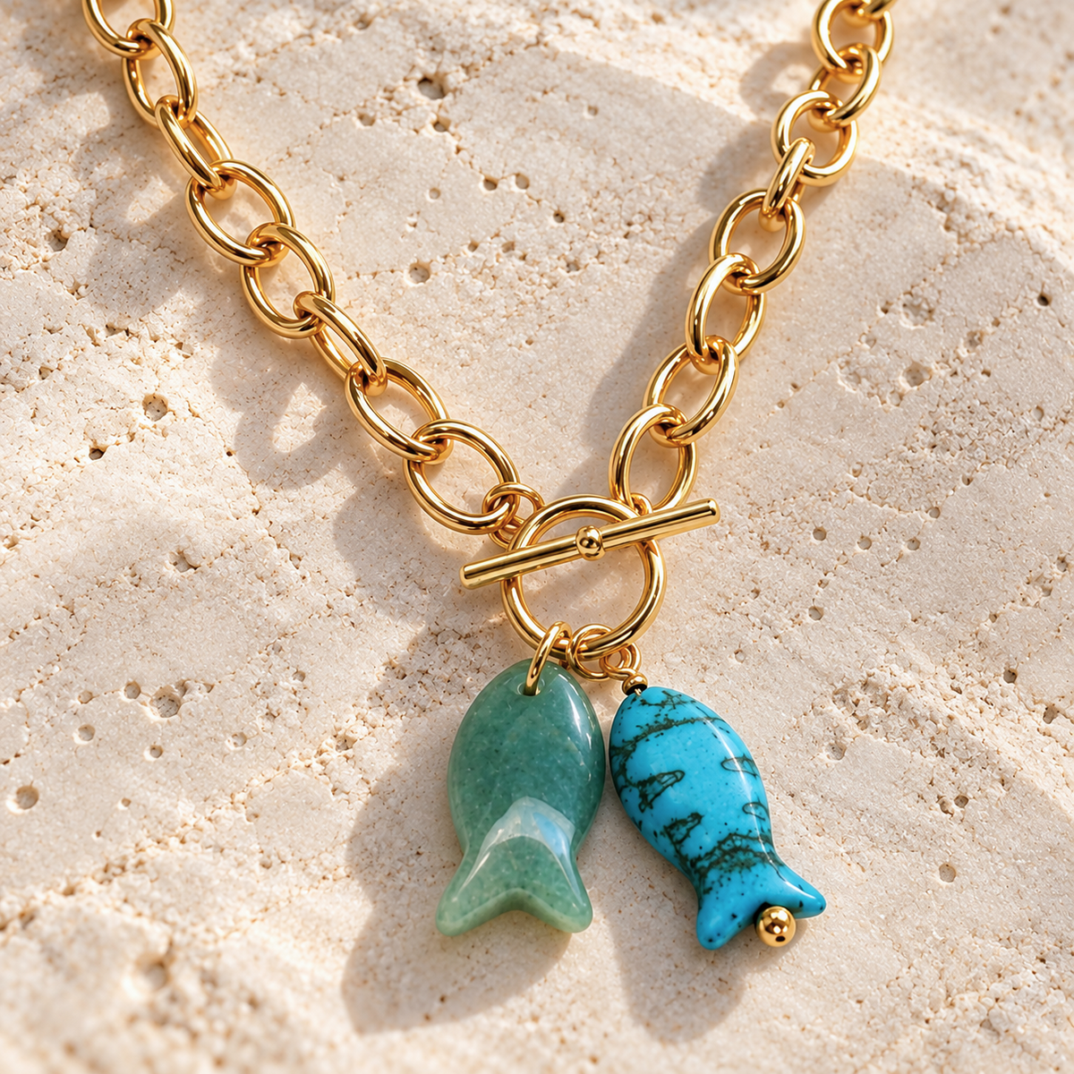 Shay Fish Toggle Necklace