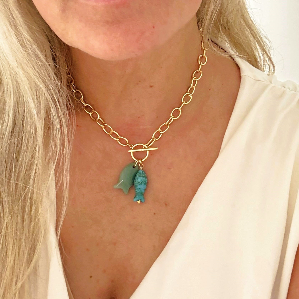 Shay Fish Toggle Necklace