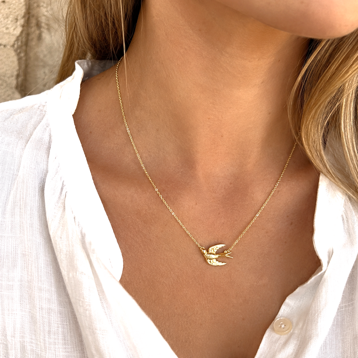 Swallow Pendant Necklace