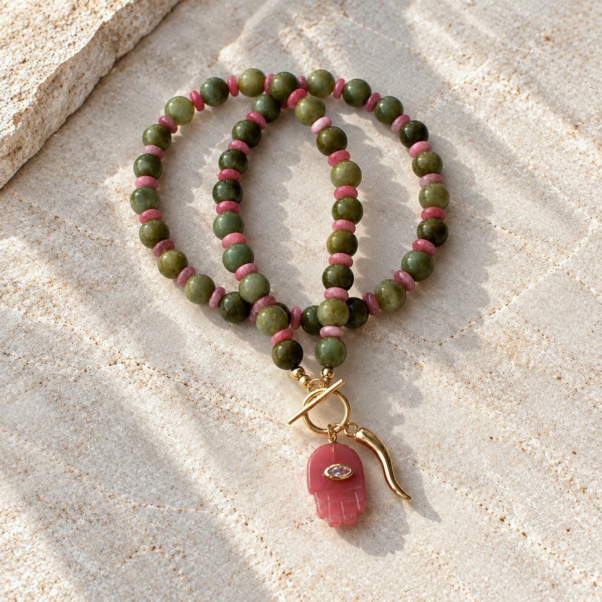 Tommie Jade Toggle Necklace