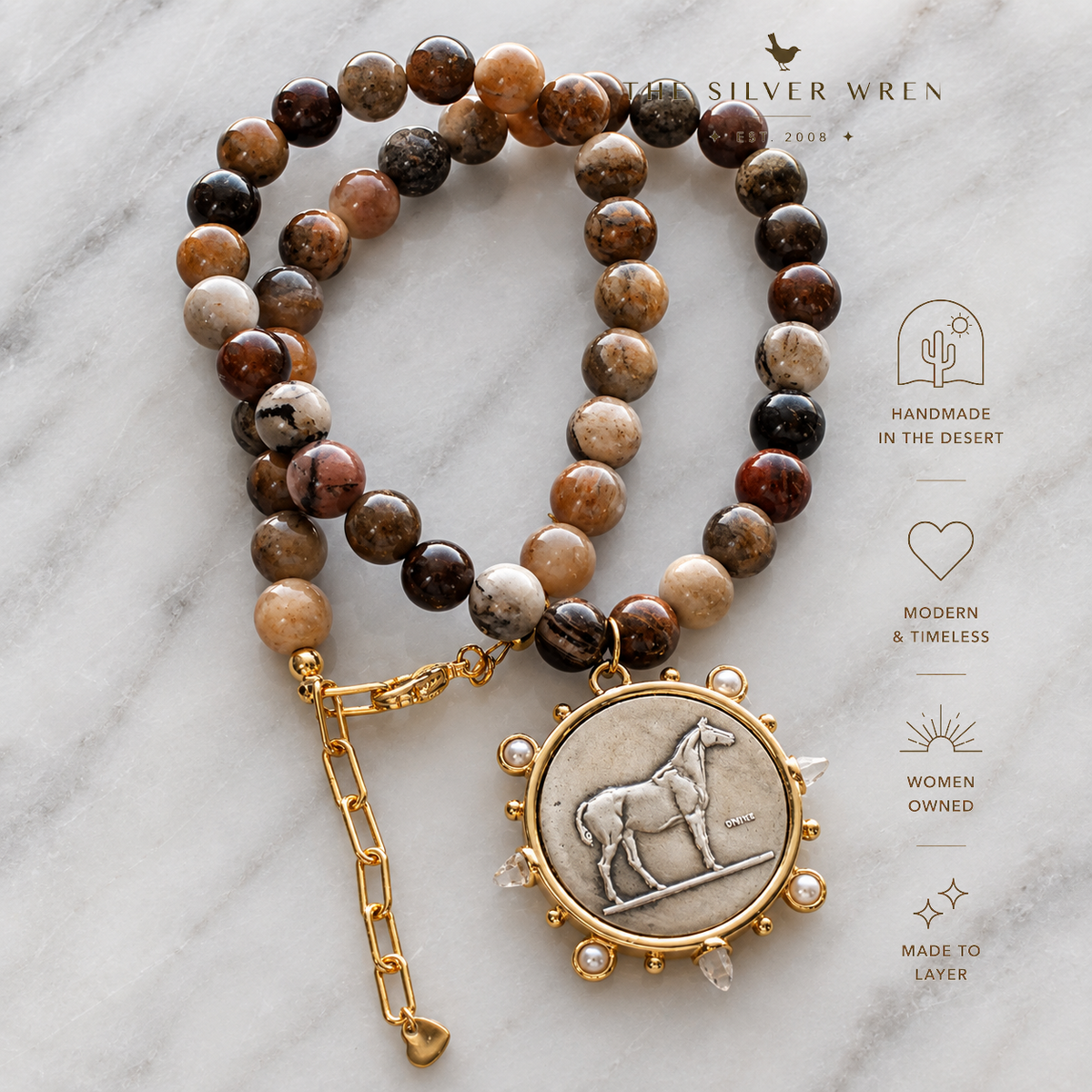 Western Spirit Beaded Necklace