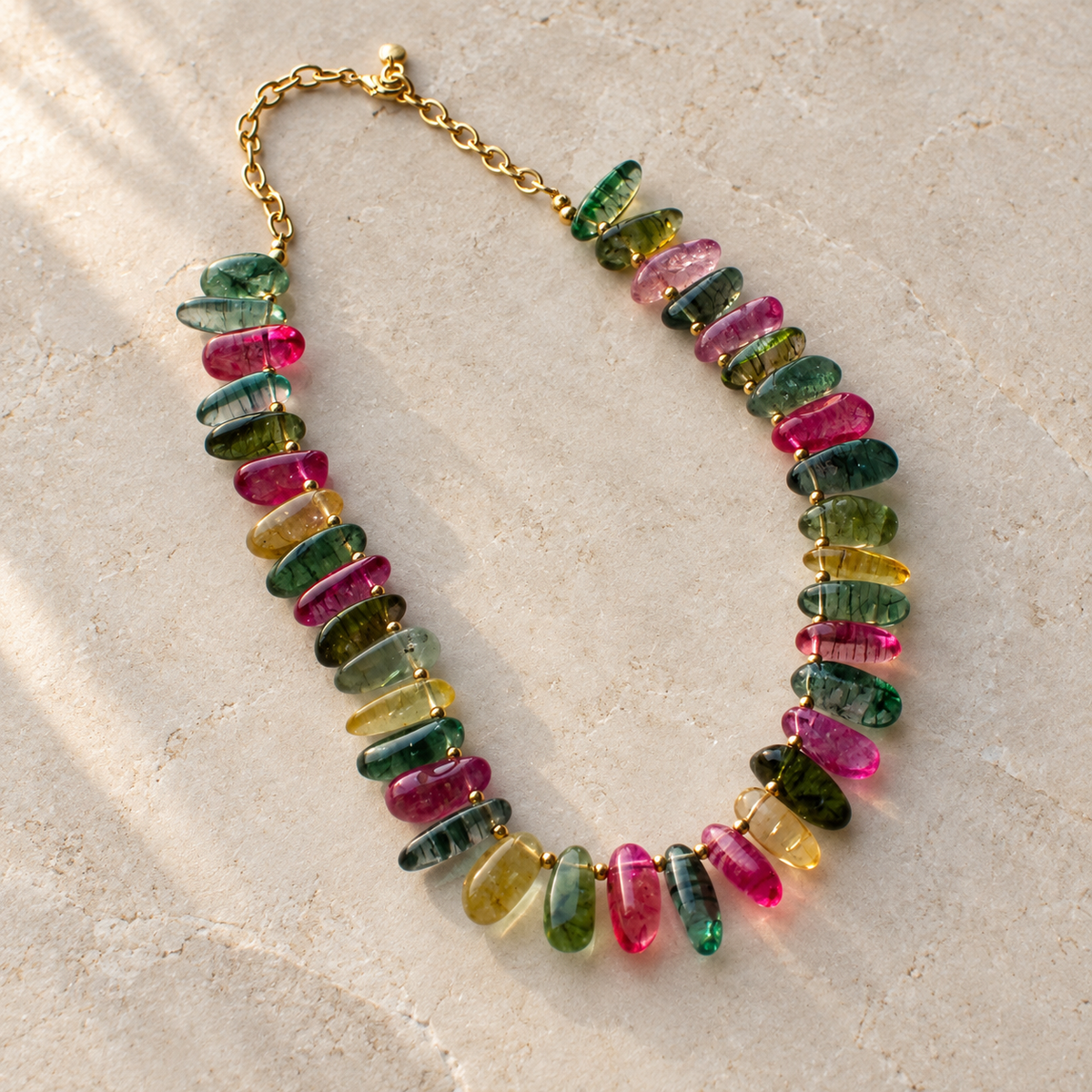 Wild Flower Quartz Statement Necklace