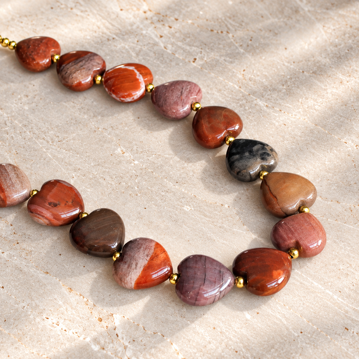 Wild Heart Beaded Necklace