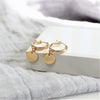 Gold Coin Hoops