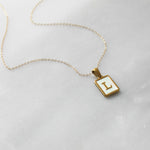 MOP Initial Necklace