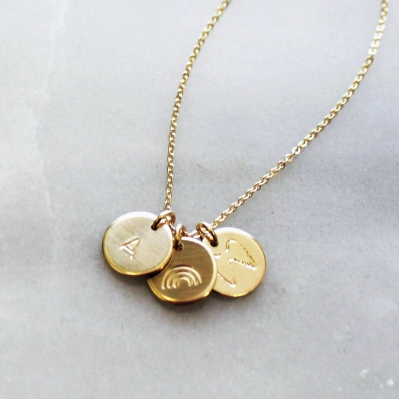 Lula Initial Necklace 10mm