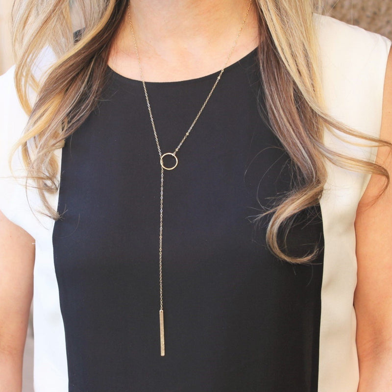 Alyse Long Lariat Necklace