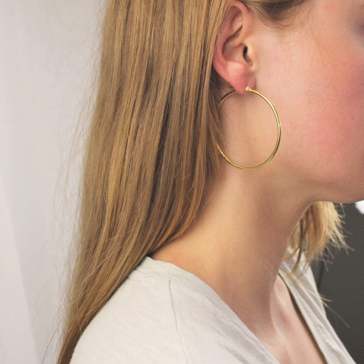Imogen Large Latch Hoops