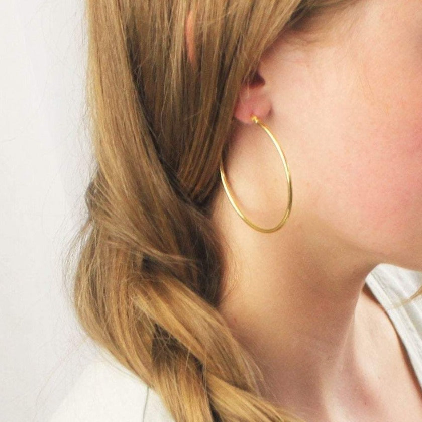 Imogen Large Latch Hoops