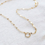Tiny Eternity Necklace - choose your chain