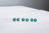 Real Turquoise & Silver Stud Earrings