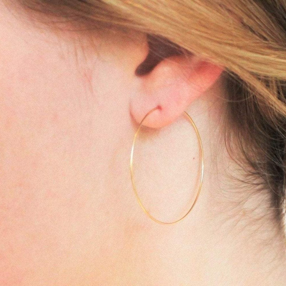 Barely There Hoop Earrings