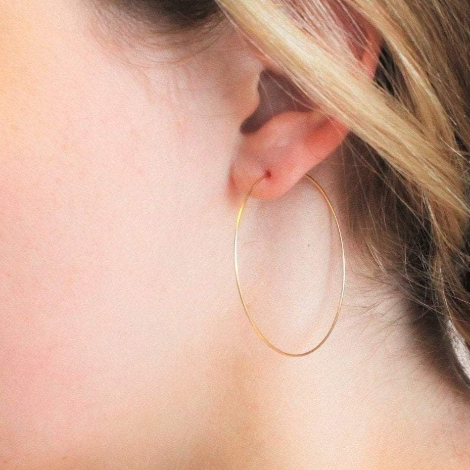 Barely There Hoop Earrings